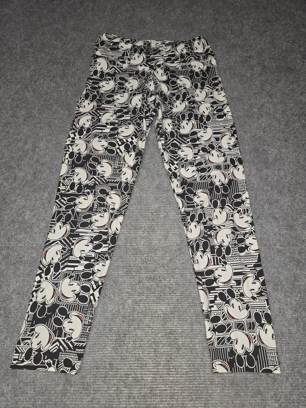 LuLaRoe Black and White Cartoon Character Leggings